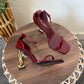 Women’s Red YSL Inspired Opyum Heels