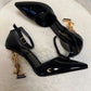 Elegant Black Pointed Toe Pump Heels